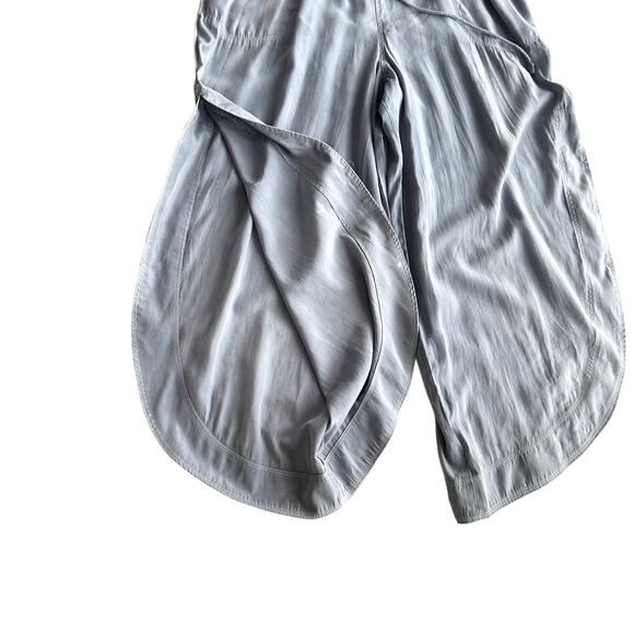 Anthropologie Saturday Sunday Kathrynne Cold Shoulder Gray Blue Jumpsuit XS - Picture 5 of 12